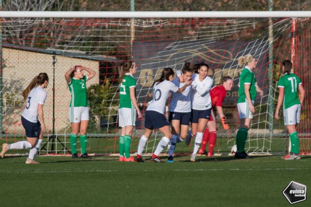 Julie Thibaud a ouvert le score (photo Sam Ammor/SoccerNetwork LLC) Julie Thibaud a ouvert le score (photo Sam Ammor/SoccerNetwork LLC)