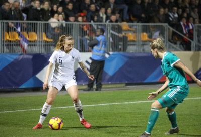 Marion Torrent face à l'Allemagne, jeudi dernier (photo Antonio Mesa/FFF) Marion Torrent face à l'Allemagne, jeudi dernier (photo Antonio Mesa/FFF)