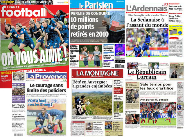 Les Bleues font parler d'elles Les Bleues font parler d'elles