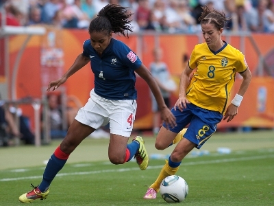 Schelin aura mis à mal la défense bleue (photo : Eric Baledent)