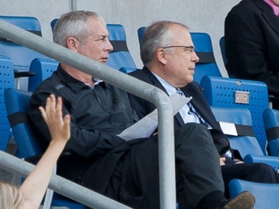 Joël Muller et Bernard Desumer étaient dans les tribunes de Sinsheim lors de Nigeria - France (photo : Eric Baledent)