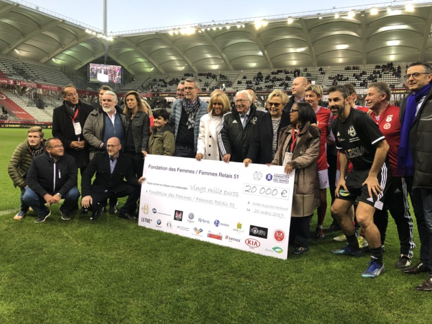 Match de gala Mixte - Les Rémois.e.s gagnent pour une bonne cause, un chèque de 20 000 € remis
