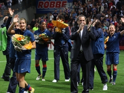 Le tour d'honneur des Bleues