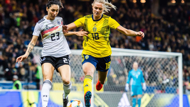 Record de spectateurs pour un match féminin en Suède battu samedi dernier