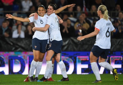 Cascarino a inscrit ses 2e et 3e buts en A (photo AFP) Cascarino a inscrit ses 2e et 3e buts en A (photo AFP)