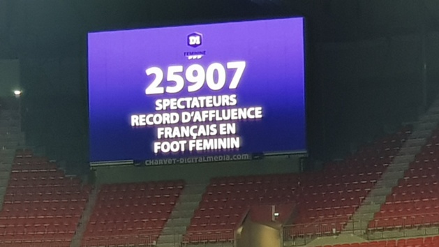 25 907 : Le record d'affluence pour un match féminin en France est tombé