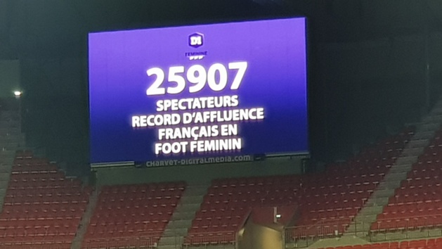 25 907 : Le record d'affluence pour un match féminin en France est tombé 25 907 : Le record d'affluence pour un match féminin en France est tombé