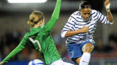 Delie a inscrit le second but tricolore (photo : FAI) Delie a inscrit le second but tricolore (photo : FAI)