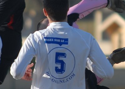 Le FC Crolles, l'un des quatre clubs sponsorisés par JOA dans la région Rhône-Alpes...