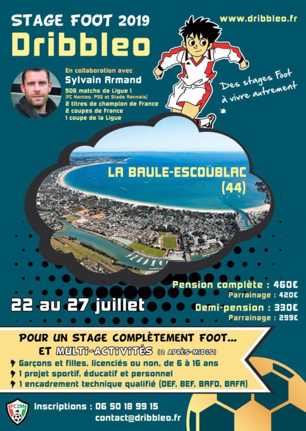 Les stages Dribbleo débarquent à La Baule avec Sylvain Armand