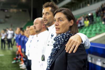 Corinne Diacre avec son adjoint Philippe Joly Corinne Diacre avec son adjoint Philippe Joly