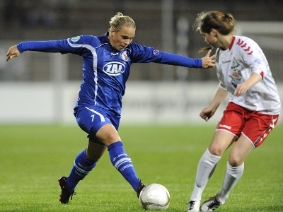 Isabel Kerchowski a inscrit un doublé lors du succès de Potsdam (8-2) Isabel Kerchowski a inscrit un doublé lors du succès de Potsdam (8-2)