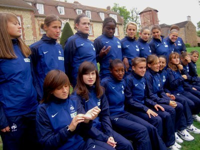 Les Tricolores à Clairefontaine en début de semaine