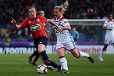 Amandine Henry a marqué le premier but lyonnais Amandine Henry a marqué le premier but lyonnais