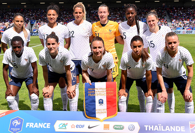 Bleues - La FRANCE en rodage s'impose face à la THAÏLANDE