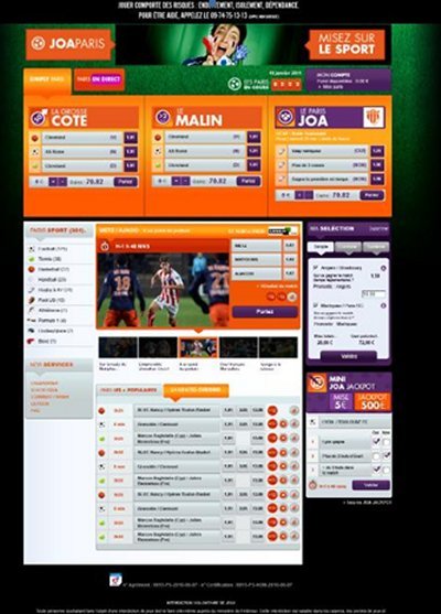 JOAONLINE lance sa nouvelle plateforme de Paris Sportifs JOAONLINE lance sa nouvelle plateforme de Paris Sportifs