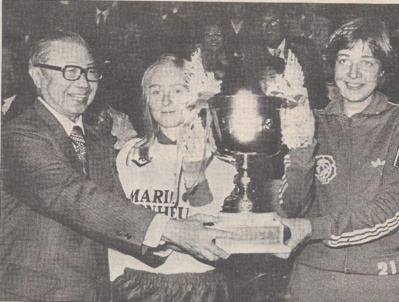 René Delahaye et la capitaine finlandaise en 1978 (photo DR) René Delahaye et la capitaine finlandaise en 1978 (photo DR)