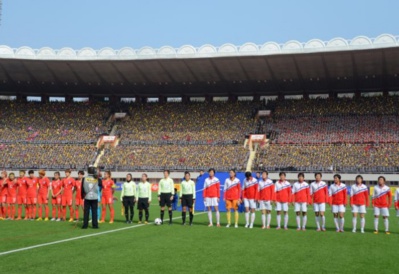 Le stade de Pyongyang a accueilli la plus forte affluence de toutes les qualifications à la Coupe du Monde