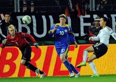 L'Allemagne de Bajramaj a régalé les 6 000 spectateurs (photo dfb.de)