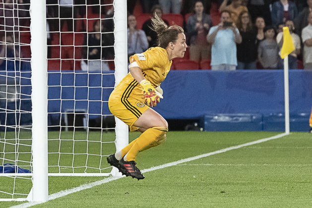Lee Alexander lors du premier penalty donné à retirer (photo Eric Baledent/FOF)