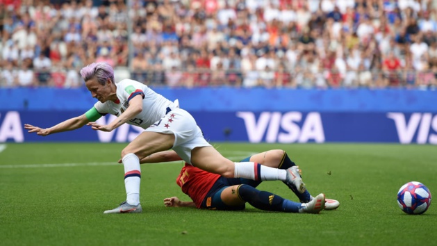 Rapinoe a inscrit les deux penalties qui qualifient les Etats-Unis (photo FIFA.com)