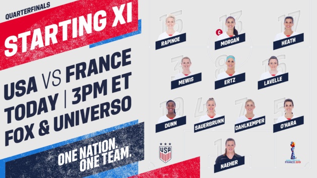 Bleues - FRANCE - ETATS-UNIS : un onze classique, les USA sans Horan