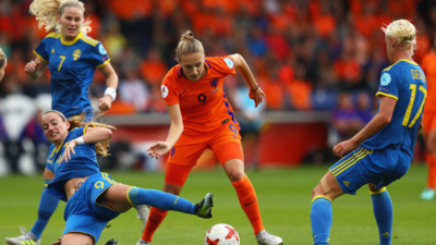 Miedema et les Pays-Bas retrouvent la Suède (photo UEFA.com)