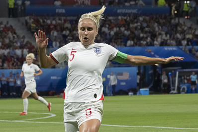 La capitaine Steph Houghton qui a manqué un penalty face aux USA (photo Eric Baledent/FOF) La capitaine Steph Houghton qui a manqué un penalty face aux USA (photo Eric Baledent/FOF)