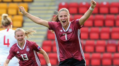 Les Allemandes remportent un premier match important Les Allemandes remportent un premier match important