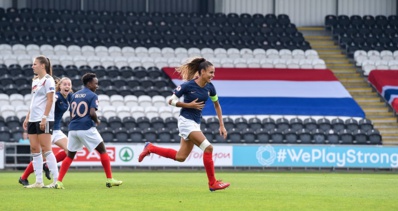 Lakrar a inscrit le but de la victoire sur corner (photo UEFA.com) Lakrar a inscrit le but de la victoire sur corner (photo UEFA.com)