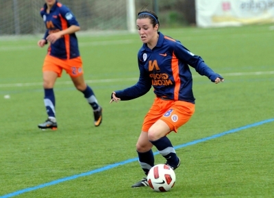 Mélissa Plaza est de retour sur les terrains (photo MHSC)