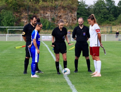 La capitaine Mélissa Godart lors du premier match de préparation (photo DR) La capitaine Mélissa Godart lors du premier match de préparation (photo DR)