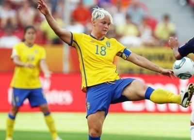 Nilla Fischer a inscrit le premier but suédois de l'année 2012 (photo archive)