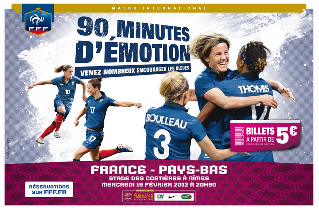 Bleues - Billetterie pour FRANCE - PAYS-BAS (15 février à Nîmes)