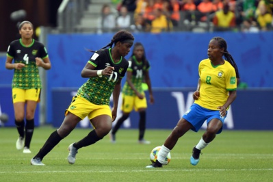 Shaw face au Brésil en juin dernier (photo FIFA.com)