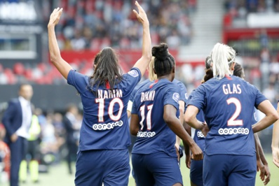 Nadim a profité d'une erreur lyonnaise (photo PSG) Nadim a profité d'une erreur lyonnaise (photo PSG)