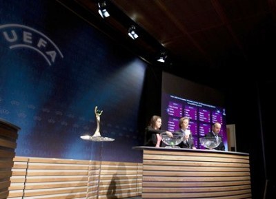 Lors du tirage au sort du 15 novembre dernier (photo UEFA) Lors du tirage au sort du 15 novembre dernier (photo UEFA)