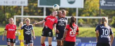 Les Guingampaises se sont accrochées (photo FCGB) Les Guingampaises se sont accrochées (photo FCGB)