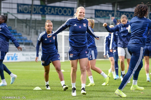 Les Lyonnaises ont effectué une séance ce mardi (photo OL) Les Lyonnaises ont effectué une séance ce mardi (photo OL)