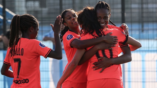 Nadim, de dos, et Katoto ont marqué ce dimanche (photo PSG)