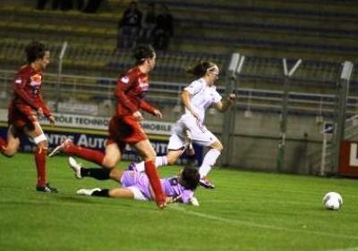 Allison Blais au centre avait inscrit un doublé (photo EAG)