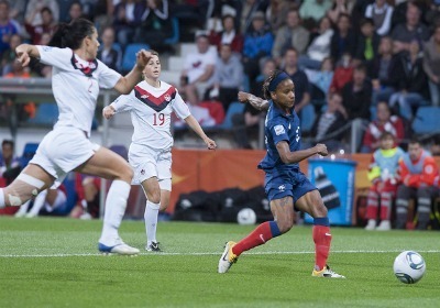 Les Bleues gardent un très bon souvenir de leur dernier match contre le Canada (Photos : Eric Baledent) Les Bleues gardent un très bon souvenir de leur dernier match contre le Canada (Photos : Eric Baledent)