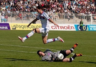 Lotta Schelin a inscrit un doublé (Photo William Morice/LMP)