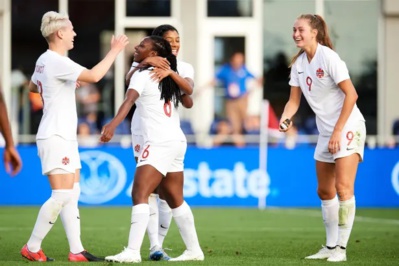 Quintuplé pour Huitema à droite (photo CONCACAF) Quintuplé pour Huitema à droite (photo CONCACAF)