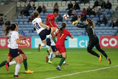 Diana avait ouvert le score pour le Portugal (photo FPF) Diana avait ouvert le score pour le Portugal (photo FPF)