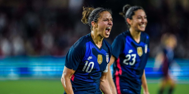 Carli Lloyd (photo US Soccer) Carli Lloyd (photo US Soccer)