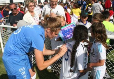 Corine Franco était la locale de l'étape (photo LCL)