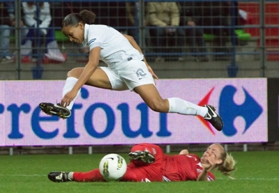 Delie et les Bleues sont réunies une semaine en Alsace (photo LMP)