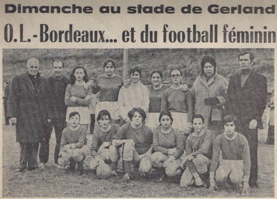 En Février 1970, Ste Foy lès Lyon foule la pelouse de Gerland