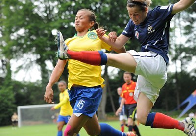 Martinez et la défense française ont cédé à deux reprises Martinez et la défense française ont cédé à deux reprises